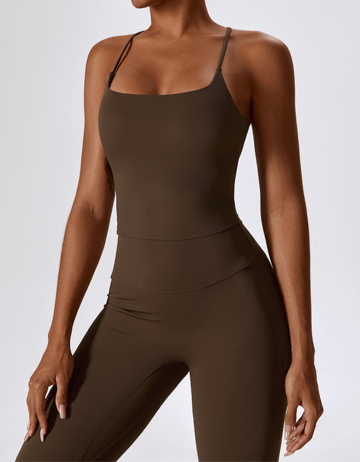 Sol set: sleeveless top and leggins