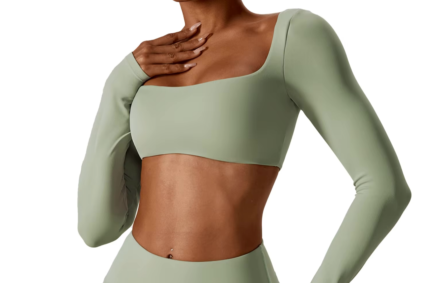 Croped longsleeve top