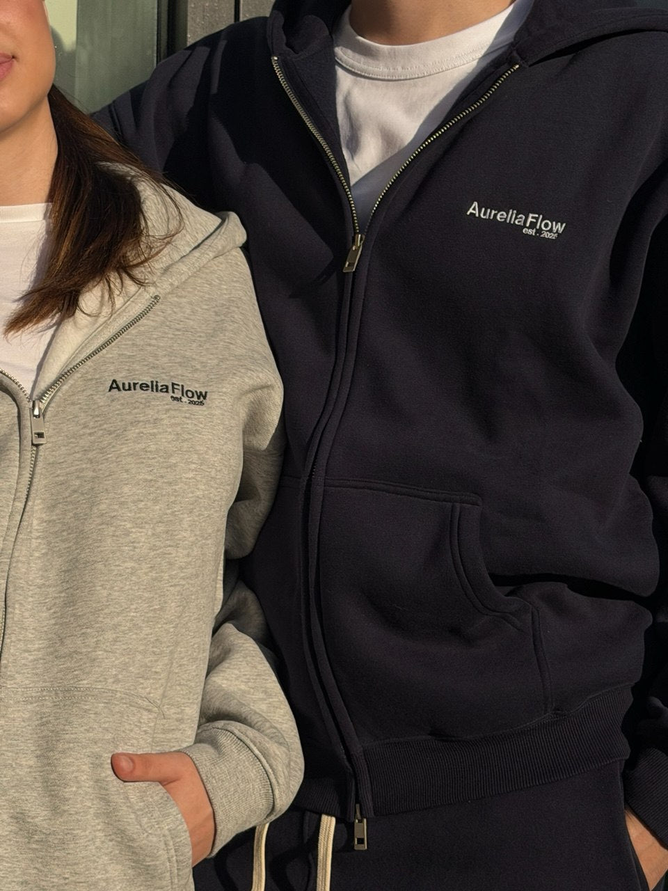 Cloud Unisex Zip Hoodie